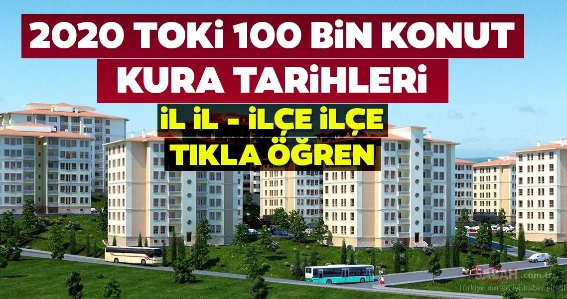 Toki Kura Cekilisi 2020 Ne Zaman Hangi Tarihte Toki Konutlari Kura Basvuru Sonuclari Ve Isim Listesi Sorgulama Ekrani Son Dakika Haberler