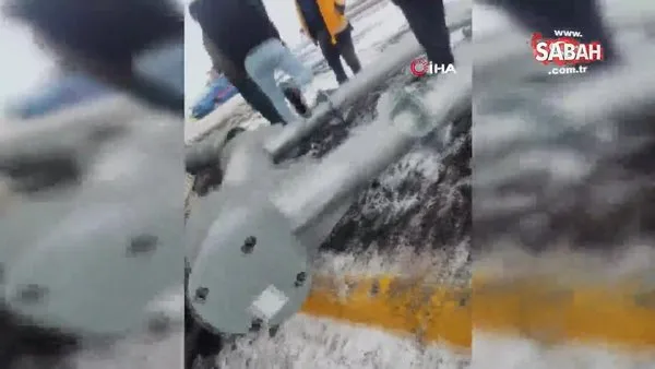 Ağrı'da yolcu otobüsüyle kamyonet çarpıştı: 11 yaralı | Video
