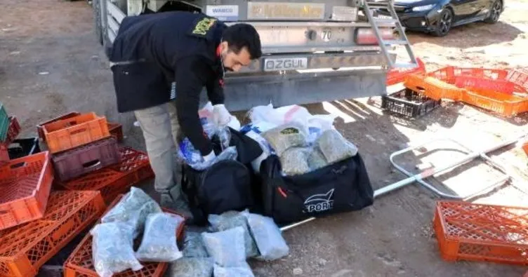 Şanlıurfa’da uyuşturucu operasyonu! Meyve kasaları arasında 26 kilo ele geçirildi