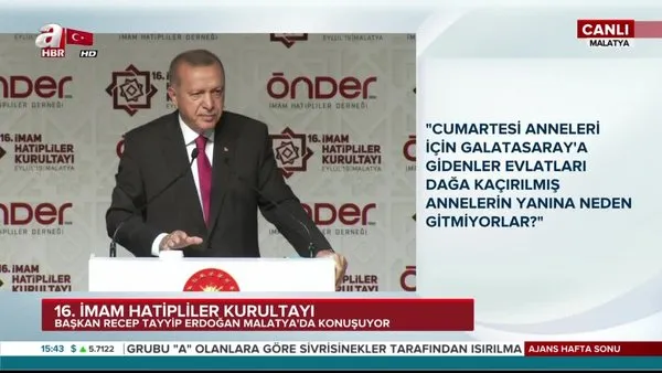 Cumhurbaşkanı Erdoğan'dan Önder İmam Hatipliler Buluşması'nda önemli açıklamalar