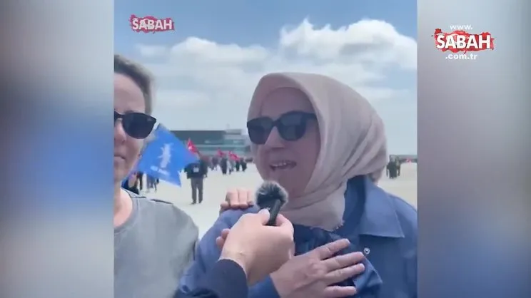 Vatandaşlar Sabah.com.tr'ye konuştu: 20 yıldır da kendim eğitim görüyorum bunu bize sağladığı için buradayım | Video