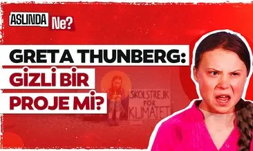 İklim aktivisti Greta Thunberg: Gizli bir proje mi?