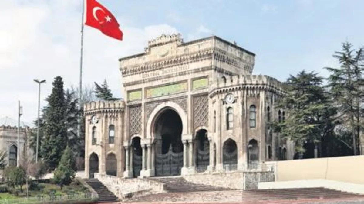 İstanbul Üniversitesi logosu ve Rektör Prof. Dr. Osman Bülent Zülfikar'ın fotoğrafı