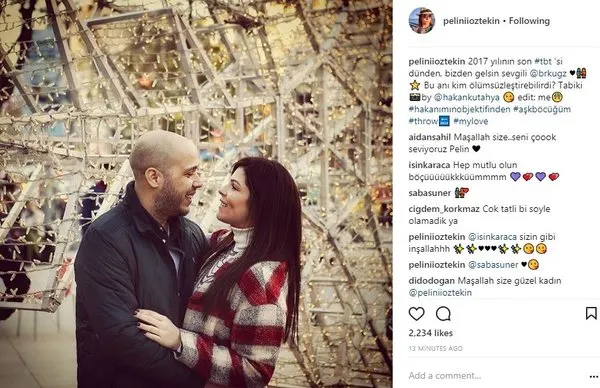 Ünlülerin Instagram paylaşımları (28.12.2017)