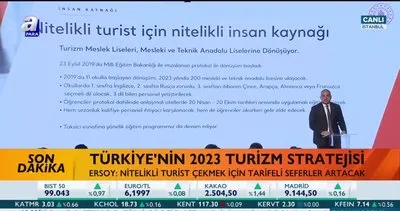 Bakan Ersoy Türkiye’nin 2023 Turizm stratejisini açıkladı