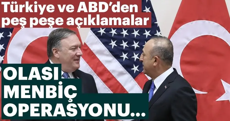 SON DAKİKA Çavuşoğlu: Yol haritası uygulanırsa YPG Menbiç'ten çekilecek