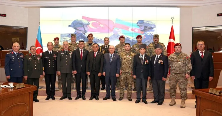 Bakan Güler, Azerbaycanlı gazileri kabul etti