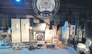 300 bin liralık beyaz eşyayı çaldı