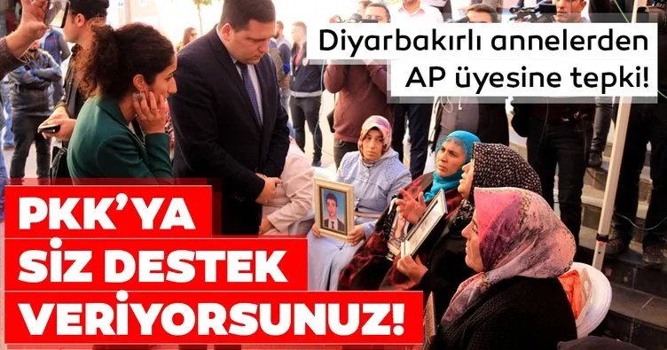 Diyarbakır annelerinden AP üyesine tepki: PKK'ya siz destek veriyorsunuz
