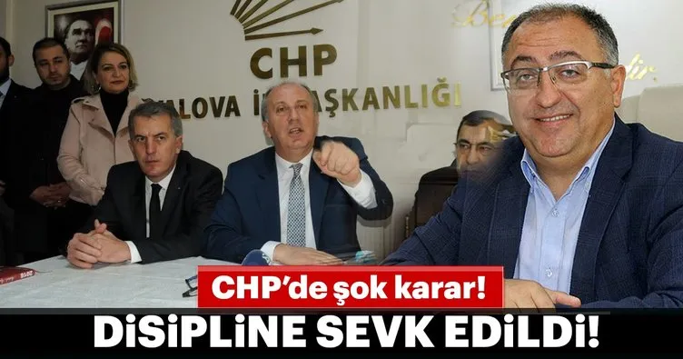Son dakika: CHP’den şok karar! CHP İl Teşkilatı, Yalova Belediye Başkanını Disiplin Kurulu’na sevk etti