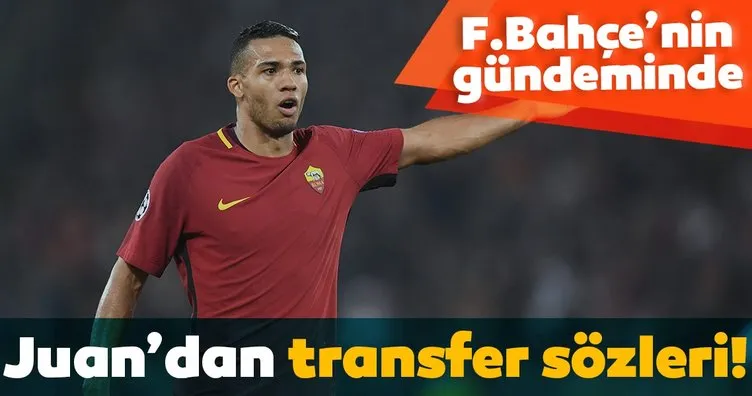 Roma’nın yıldızı Juan Jesus’tan transfer açıklaması! Fenerbahçe’nin gündeminde