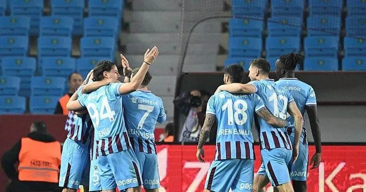 SON DAKİKA: Trabzonspor, Hatayspor’u 2-0 mağlup etti