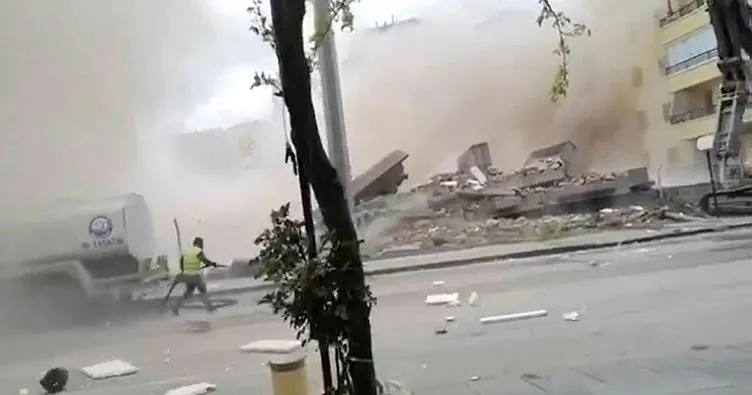 Ankara’da tehlikeli yıkım