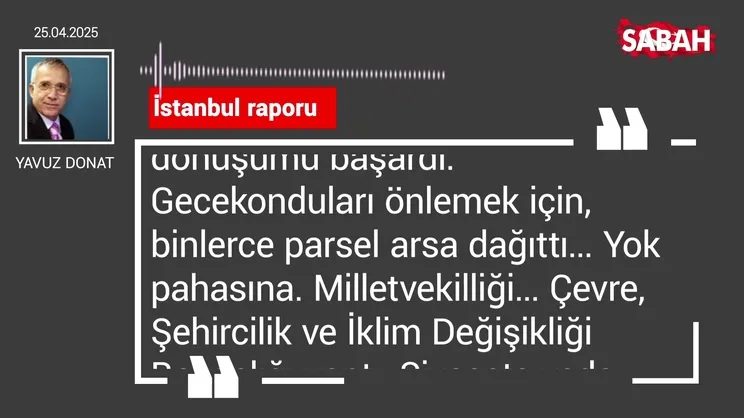 Yavuz Donat | İstanbul raporu
