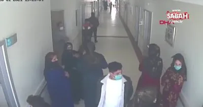 Şanlıurfa’da güvenlik görevlisinin hasta yakınları tarafından dövüldüğü anlar kamerada | Video