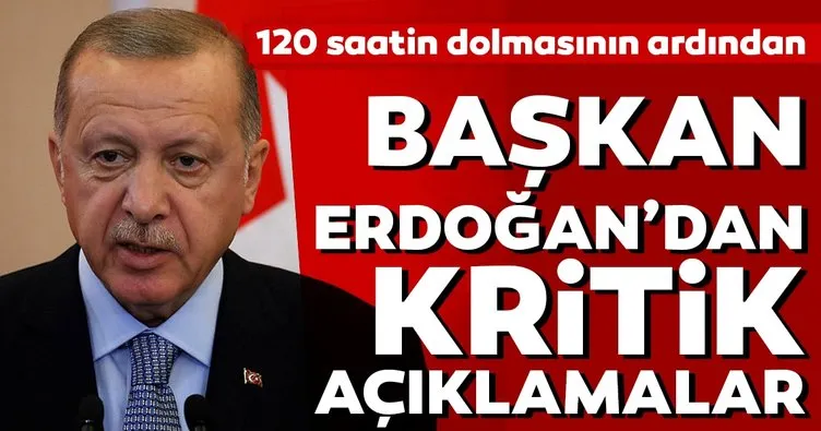 Başkan Erdoğan: Taviz verecek olursak terör örgütünün önünü açmış oluruz