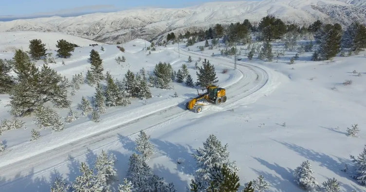 Erzincan’da 435 köy yolu ulaşıma kapalı
