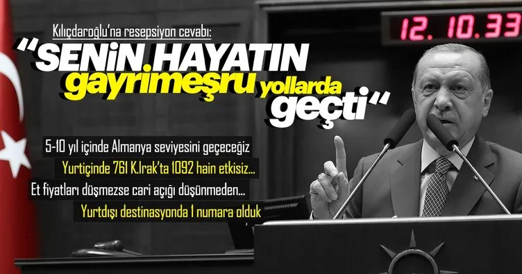 Başkan Erdoğan'dan AK Parti grubunda önemli açıklamalar