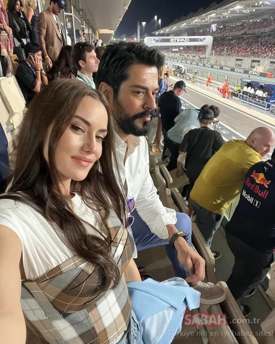 Gözde çift Abu Dabi’de! Burak Özçivit ve Fahriye Evcen’in Formula 1 heyecanı!