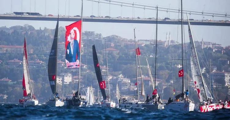 Cumhurbaşkanlığı 4. Uluslararası Yat Yarışları 100. Yılda 100 Yelkenli İstanbul Boğazı’nda