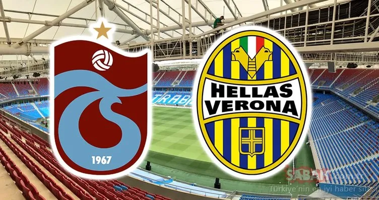 Trabzonspor Verona maçı ne zaman saat kaçta ve hangi kanalda? 2019-2020 sezonu hazırlık maçları