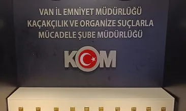 Van’da egzoz borusuna zulalanmış 20 kilo altın ele geçirildi #van