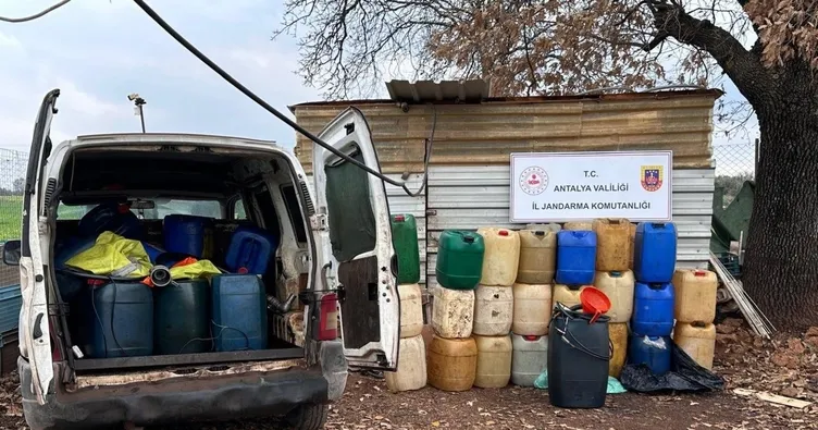 Antalya’da kaçak akaryakıt operasyonu