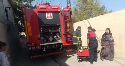 Şanlıurfa'da mesken yangını #sanliurfa