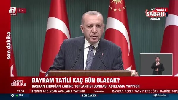 Kabine Toplantısı sonrası Başkan Erdoğan'dan önemli açıklamalar | Video