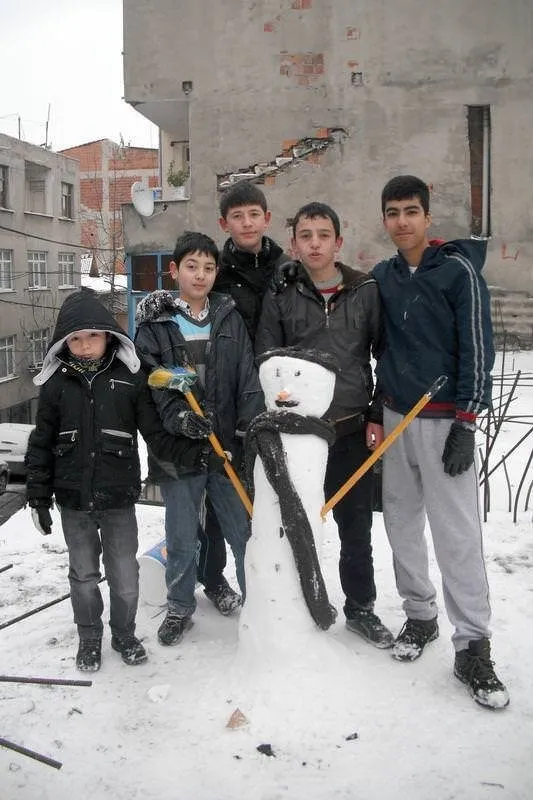 Yurttan kar manzaraları