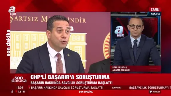 Son dakika! Ankara Cumhuriyet Başsavcılığı CHP’li Ali Mahir Başarır için harekete geçti | Video