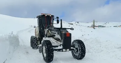 Yoğun kar yağışına anında müdahale