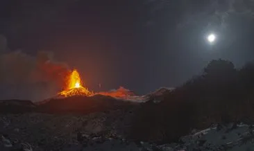 İtalya’da Etna Yanardağı korkusu! Böyle görüntülendi