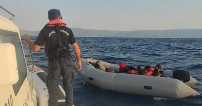 Gömeç’te 10 göçmen kurtarıldı