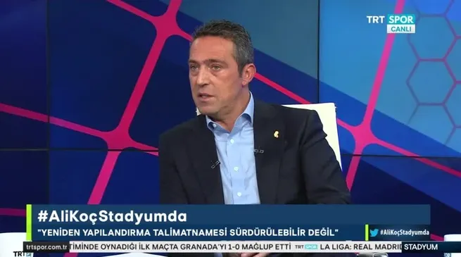 Fenerbahçe başkanı Ali Koç'tan transfer açıklaması