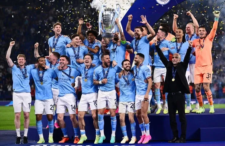 Son dakika haberi: UEFA Şampiyonlar Ligi Kupası Manchester City’nin! İstanbul’da kazanan İlkay Gündoğan ve arkadaşları...