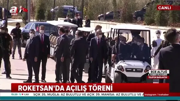 Son dakika | Cumhurbaşkanı Erdoğan Roketsan'da açılış törenine katılıyor | Video