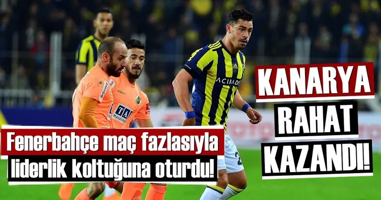 Fenerbahçe sahasında Alanyaspor’u 3 golle geçti