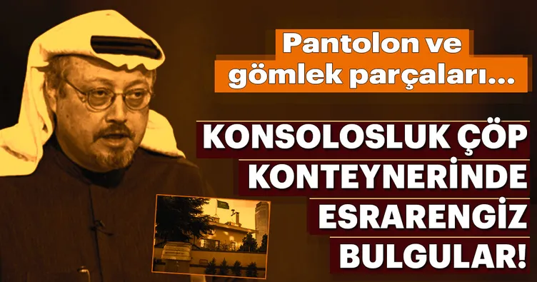 Başkonsolosluk’un çöpünden kıyafet çıktı