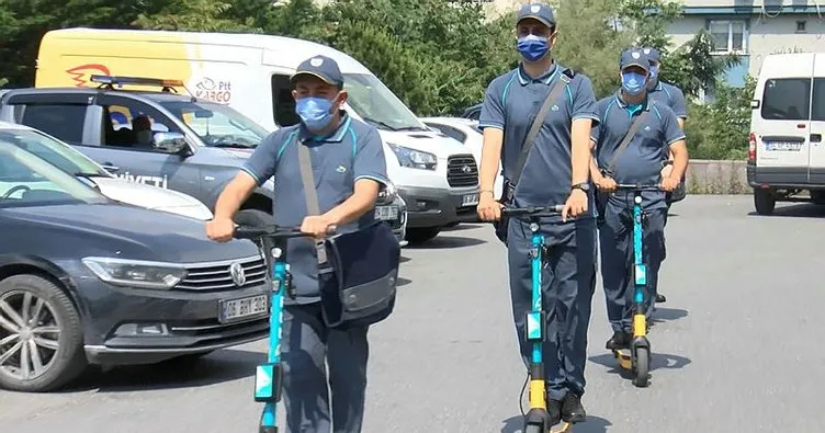 Elektrikli scooter’lı postacı dönemi! İstanbul’da başladı