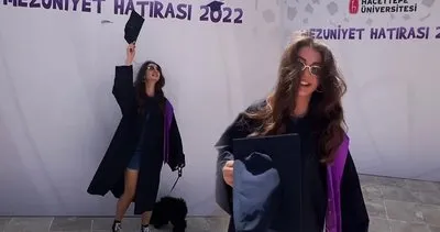 Burcu Özberk 32 yaşında üniversiteden mezun oldu! İşte kep attığı anlar... | Video