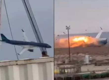 Şoke eden anlar kayıt altında! Kazakistan’da düşen yolcu uçağının son görüntüsü: Eşine gönderdikten hemen sonra…