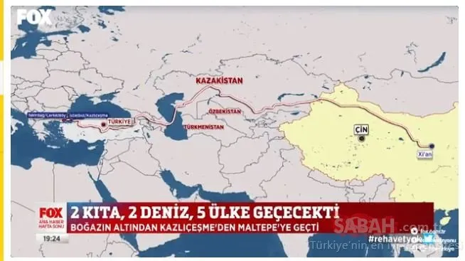 FOX TV, Çin’e giden ihracat trenini Maltepe’de durdurmuştu! O tren Çin Korgos’a ulaştı.