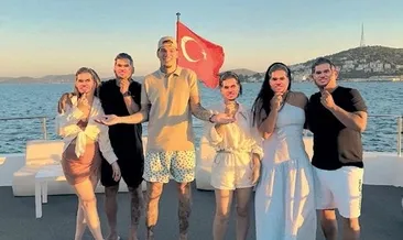 İzin gününde İstanbul’u turladılar