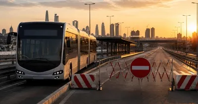 İstanbullular dikkat! Metrobüs rotası değişti: Tam 6 istasyon kullanılamayacak...