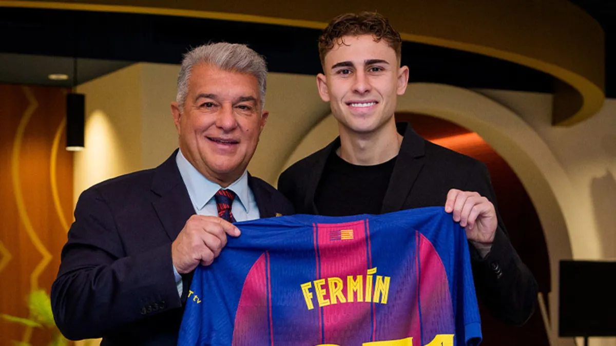 Barcelona, Fermin Lopez ile uzattı! Barcelona, Fermin Lopez ile uzattı!