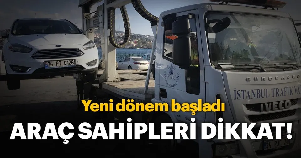 İstanbullu çekilen aracının bilgisine İstanbullu çekilen aracının bilgisine