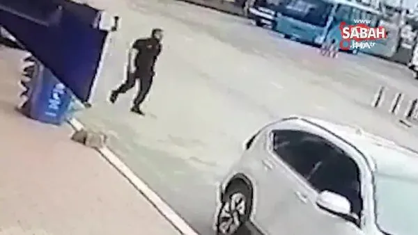 Rize'de cinayet anı güvenlik kameralarına böyle yansıdı