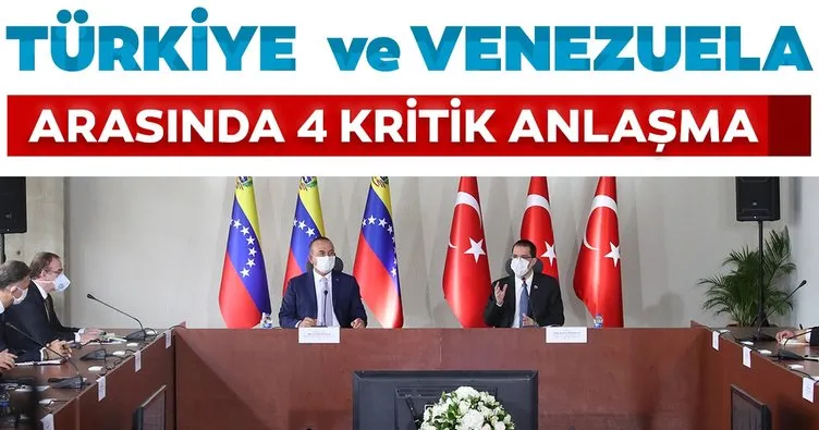Dışişleri Bakanı Çavuşoğlu, Venezuela'da mevkidaşıyla ortak basın toplantısı düzenledi