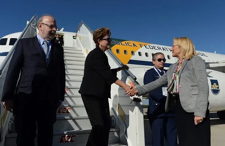 Brezilya Cumhurbaşkanı Rousseff, Antalya’ya geldi